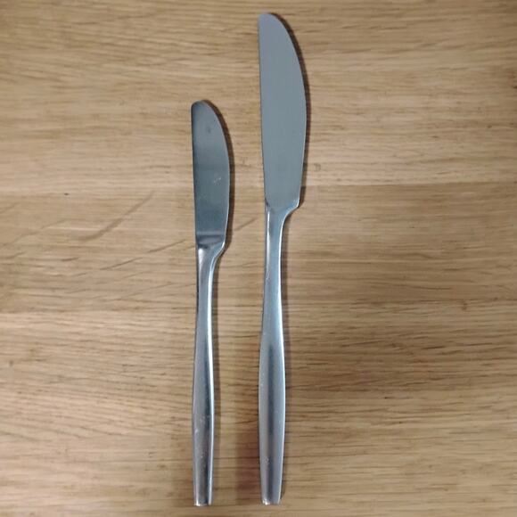 Dansk Variation V Knives 7" Butter Spreader Korea 8 1/2" French Knife Finland - Picture 1 of 7